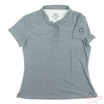 New W/ Logo Womens Anderson Ord Golf Polo X-Small XS Blue MSRP $95