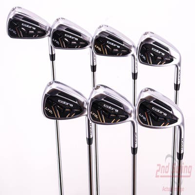 Cobra LTDx Iron Set 5-PW AW FST KBS Tour 90 Steel Stiff Right Handed 38.5in