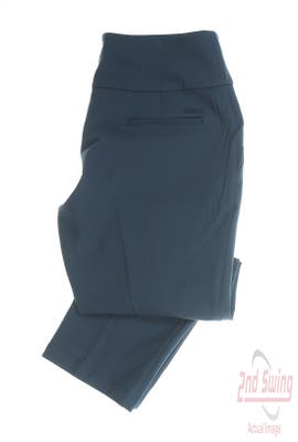 New Womens Adidas Ultimate365 Solid Ankle Pants X-Small XS Navy Blue MSRP $90