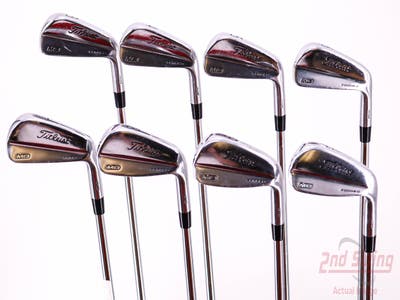 Titleist 718 MB Iron Set 3-PW Dynamic Gold Tour Issue X100 Steel X-Stiff Right Handed 38.0in