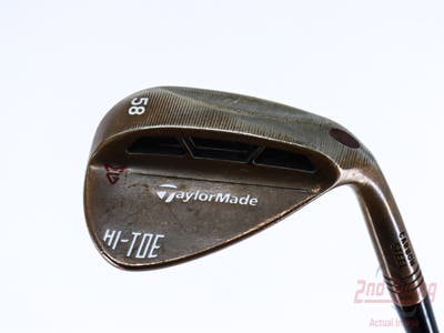 TaylorMade Milled Grind HI-TOE Wedge Lob LW 58° Project X LZ 6.0 Steel Stiff Right Handed 35.25in