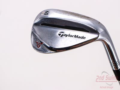 TaylorMade Milled Grind 2 Chrome Wedge Lob LW 60° 8 Deg Bounce FST KBS Tour C-Taper 130 Steel X-Stiff Right Handed 35.75in