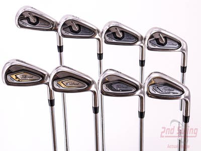 Titleist T300 Iron Set 4-PW AW True Temper AMT Red S300 Steel Stiff Right Handed 38.25in