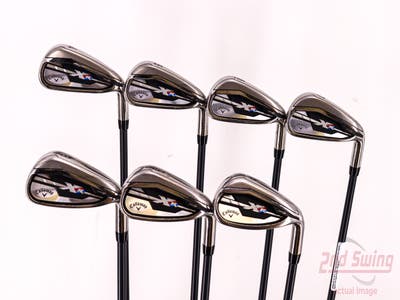 Callaway XR Iron Set 4-PW Project X 5.5 Graphite Black Graphite Regular Right Handed 38.25in
