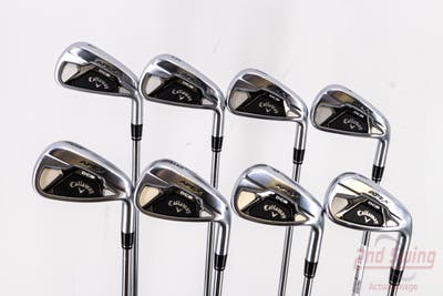 Callaway Apex DCB 21 Iron Set 4-PW AW True Temper Elevate MPH 85 Steel Stiff Right Handed 37.5in