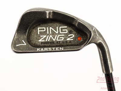 Ping Zing 2 Single Iron 7 Iron Ping Karsten 101 By Aldila Graphite Regular Right Handed Orange Dot 37.0in