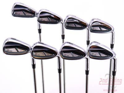 Ping G730 Iron Set 5-PW UW GW Dynamic Gold Mid 100 Steel Regular Right Handed Black Dot 38.75in