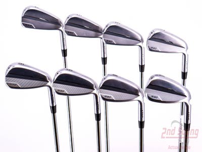 Ping i530 Iron Set 4-PW GW Dynamic Gold Mid 100 Steel Stiff Right Handed Black Dot 38.5in