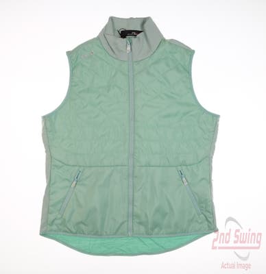 New Womens Ralph Lauren RLX Vest Large L Green MSRP $198