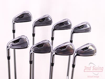 Titleist 2021 T200 Iron Set 4-PW Project X 6.0 Steel Stiff Left Handed 38.5in