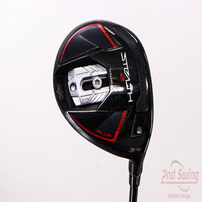 TaylorMade Stealth 2 Plus Fairway Wood 3 Wood 3W 15° Graphite Design Tour AD CQ-6 Graphite Stiff Right Handed 43.25in