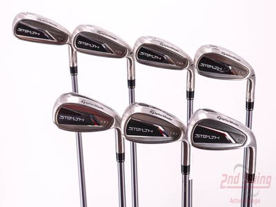 TaylorMade Stealth HD Iron Set 5-PW AW Fujikura Speeder NX 50 Graphite Regular Right Handed 38.25in