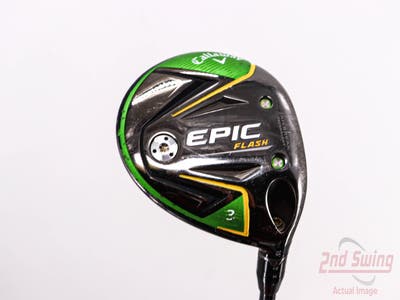 Callaway EPIC Flash Fairway Wood 3 Wood 3W 15° Project X Even Flow Green 65 Graphite Regular Right Handed 43.5in