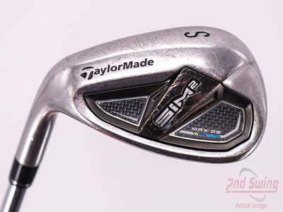 TaylorMade SIM2 MAX OS Wedge Sand SW FST KBS MAX 85 MT Steel Regular Left Handed 35.25in