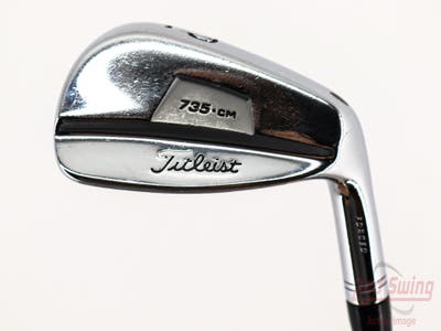 Titleist 735.CM Chrome Single Iron Pitching Wedge PW Graphite Design Gat 105 LB Graphite Stiff Right Handed 36.0in