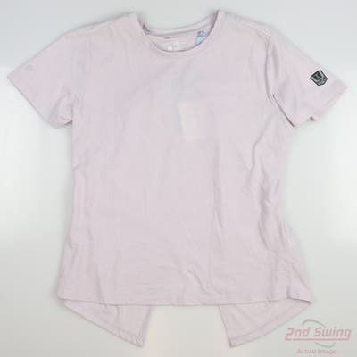 New W/ Logo Womens Level Wear T-Shirt Medium M Purple MSRP $70