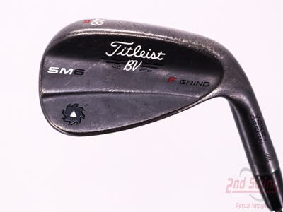 Titleist Vokey SM6 Jet Black Wedge Pitching Wedge PW 48° 8 Deg Bounce F Grind Project X 6.5 Steel X-Stiff Right Handed 35.75in