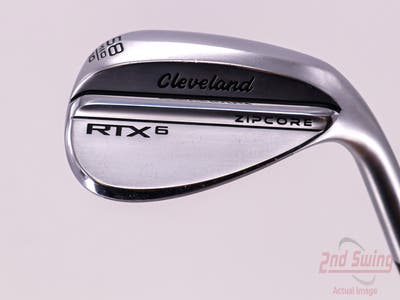 Cleveland RTX 6 ZipCore Tour Satin Wedge Lob LW 58° 10 Deg Bounce Mid Dynamic Gold Spinner TI Steel Wedge Flex Right Handed 35.0in