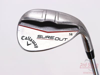 Callaway Sure Out Wedge Lob LW 58° FST KBS Wedge Steel Wedge Flex Right Handed 35.5in