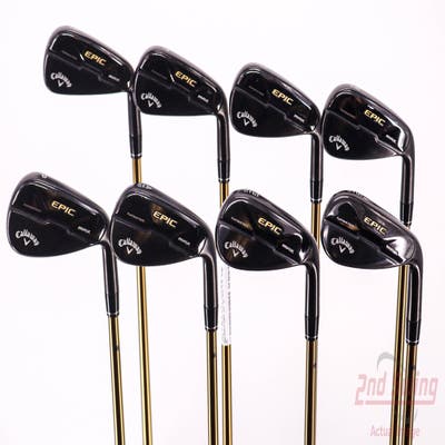 Callaway EPIC MAX Star Iron Set 6-PW GW GW2 SW UST ATTAS Speed Series 50 Graphite Ladies Right Handed 36.75in