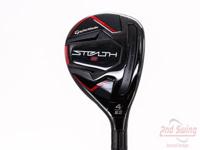 Mint TaylorMade Stealth 2 Rescue Hybrid 4 Hybrid 22° Fujikura Ventus TR Red HB 7 Graphite Stiff Right Handed 40.25in