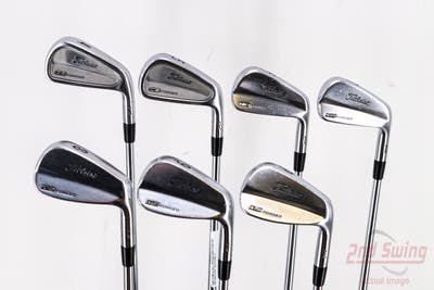 Titleist 712 MB Iron Set 4-PW Project X Rifle 6.0 Steel Stiff Right Handed 38.25in