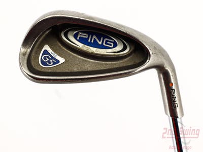 Ping G5 Single Iron Pitching Wedge PW Stock Steel Shaft Steel Regular Right Handed Orange Dot 36.25in