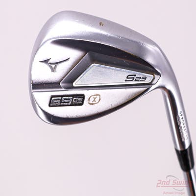 Mizuno S23 Satin Chrome Wedge Lob LW 59° 5 Deg Bounce X Grind FST KBS S-Taper Steel Wedge Flex Right Handed 35.5in