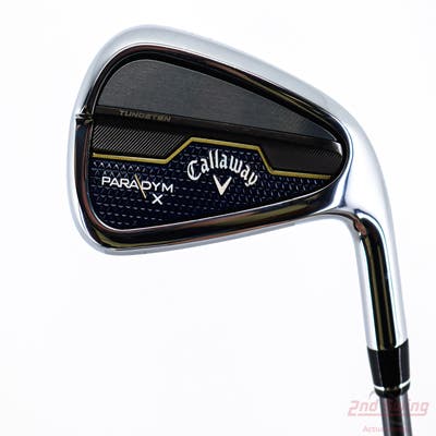 Callaway Paradym X Single Iron 7 Iron PX HZRDUS Silver Gen4 65 Graphite Regular Right Handed 37.0in