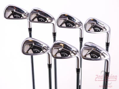 Callaway Apex 21 Iron Set 5-PW AW UST Mamiya Recoil 65 Dart Graphite Regular Right Handed 37.75in