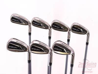 TaylorMade Stealth HD Iron Set 6-PW AW SW Fujikura Speeder NX 50 Graphite Regular Right Handed 37.5in