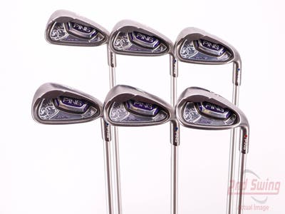 Ping Serene Iron Set 6-PW SW Ping ULT 210 Ladies Ultra Lite Graphite Ladies Right Handed Blue Dot 37.5in