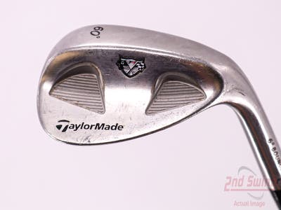 TaylorMade Rac Satin Tour TP Wedge Lob LW 60° 6 Deg Bounce Stock Steel Shaft Graphite Stiff Right Handed 35.0in