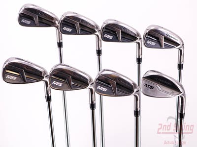 TaylorMade M5 Iron Set 4-PW AW True Temper XP 100 Steel Stiff Right Handed 38.5in