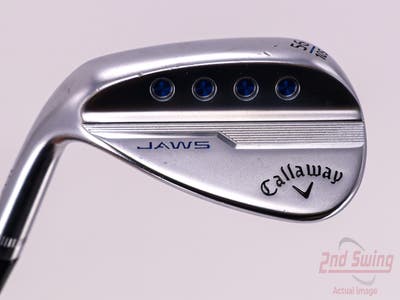 Callaway Jaws MD5 Platinum Chrome Wedge Sand SW 56° 10 Deg Bounce S Grind Dynamic Gold Tour Issue S200 Steel Stiff Left Handed 36.75in