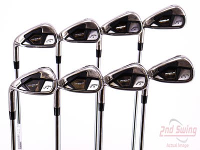 Callaway Rogue ST Max Iron Set 4-PW AW True Temper Elevate Tour S300 Steel Stiff Left Handed 39.75in