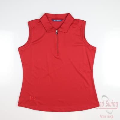 New W/ Logo Womens Cutter & Buck Sleeveless Polo Small S Red MSRP $60