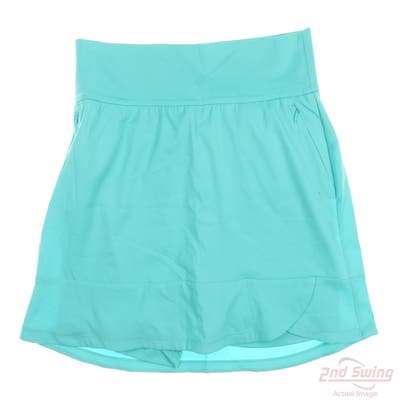 New Womens Adidas Frill Skort Large L Blue MSRP $75