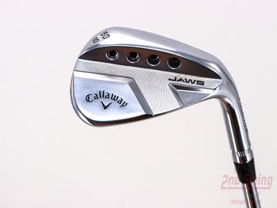 Callaway Jaws Full Toe Raw Face Chrome Wedge Lob LW 60° 10 Deg Bounce Dynamic Gold Spinner TI Steel Wedge Flex Right Handed 34.75in