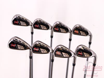 Callaway Razr X Iron Set 4-PW AW Project X Rifle 6.0 Steel Stiff Right Handed 37.5in