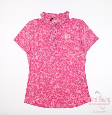 New W/ Logo Womens Under Armour Polo X-Small XS Pink MSRP $75