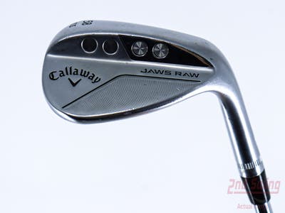 Callaway Jaws Raw Chrome Wedge Lob LW 58° 10 Deg Bounce S Grind Dynamic Gold Spinner TI Steel Wedge Flex Right Handed 35.25in