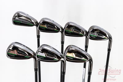 TaylorMade RocketBallz Max Iron Set 5-PW AW TM RBZ GRAPHITE 55 Graphite Regular Right Handed 38.75in