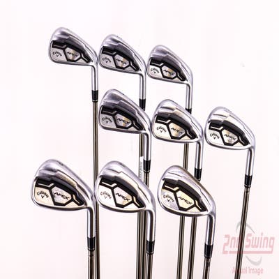 Callaway Apex CF16 Iron Set 4-PW GW SW UST Mamiya Recoil 760 ES Graphite Regular Right Handed 38.25in