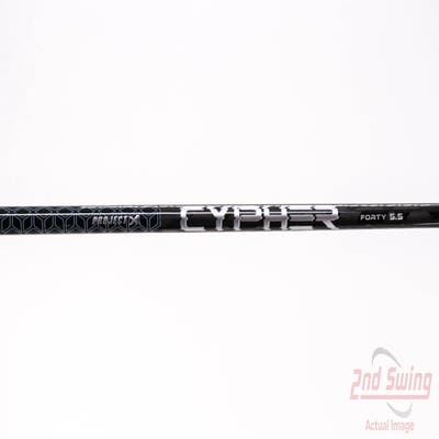 Used W/ Callaway RH Adapter Project X Cypher Black 40g Driver Shaft Regular 44.25in