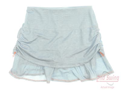 New Womens Lucky In Love Golf Skort Small S Blue MSRP $98