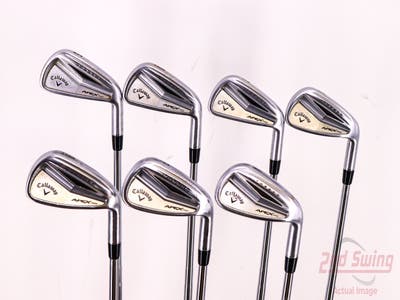 Callaway Apex Pro Iron Set 5-PW AW FST KBS Tour-V 110 Steel Stiff Right Handed 38.5in