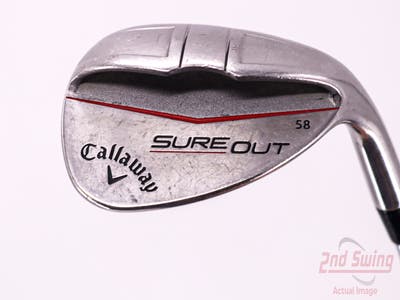 Callaway Sure Out Wedge Lob LW 58° FST KBS Wedge Steel Wedge Flex Right Handed 35.0in