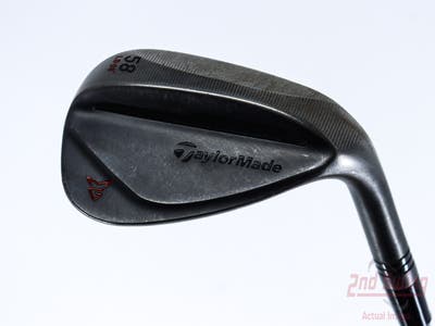 TaylorMade Milled Grind 2 Black Wedge Lob LW 58° 8 Deg Bounce Project X 6.0 Steel Stiff Right Handed 35.5in