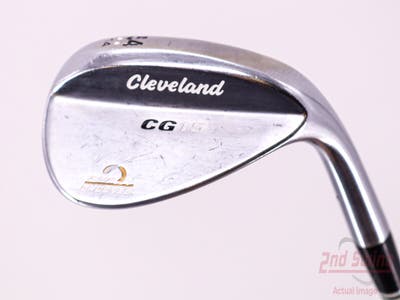 Cleveland CG15 Satin Chrome Wedge Sand SW 54° 14 Deg Bounce Cleveland Traction Wedge Steel Wedge Flex Right Handed 36.5in